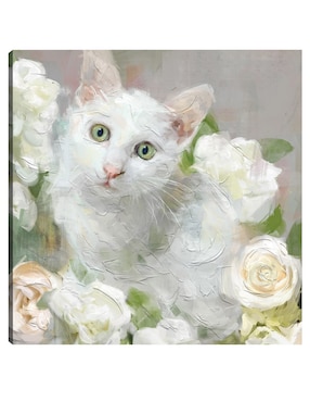 Cuadro decorativo Jolis Chats III técnica mixta Cuadros Jr Animales Domésticos