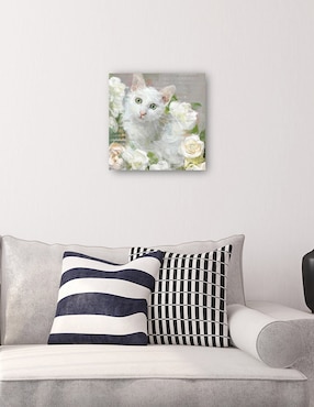 Cuadro decorativo Jolis Chats III técnica mixta Cuadros Jr Animales Domésticos