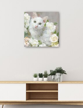 Cuadro decorativo Jolis Chats III técnica mixta Cuadros Jr Animales Domésticos