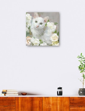 Cuadro decorativo Jolis Chats III técnica mixta Cuadros Jr Animales Domésticos