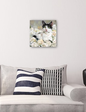 Cuadro decorativo Jolis Chats IV técnica mixta Cuadros Jr Animales Domésticos