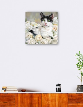 Cuadro decorativo Jolis Chats IV técnica mixta Cuadros Jr Animales Domésticos