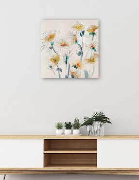 Cuadro decorativo Líneas finas técnica mixta Cuadros Jr Primavera