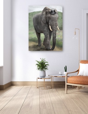 Cuadro decorativo Mandamás técnica mixta Cuadros Jr Vida Silvestre
