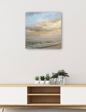 Cuadro decorativo Luz tropical Dawn Square técnica mixta Cuadros Jr Playas