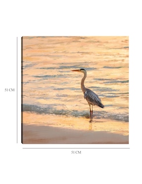 Cuadro decorativo Luz nocturna técnica mixta Cuadros Jr Playas