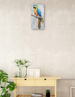 Cuadro decorativo Loros Tropicales II técnica mixta Cuadros Jr Aves Silvestres