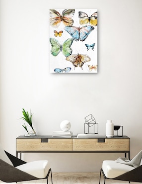 Cuadro decorativo Los Papillons I técnica mixta Cuadros Jr Vida Silvestre