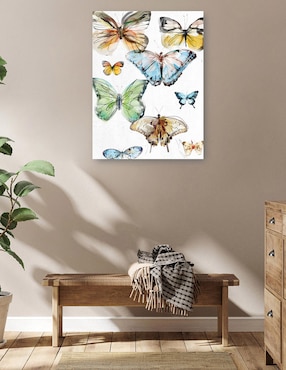 Cuadro decorativo Los Papillons I técnica mixta Cuadros Jr Vida Silvestre