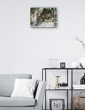 Cuadro decorativo Lugar del pueblo técnica mixta Cuadros Jr Lugares