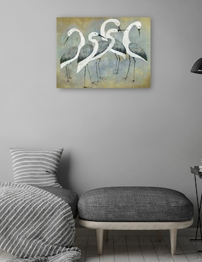 Cuadro decorativo técnica mixta Cuadros Jr Aves Silvestres