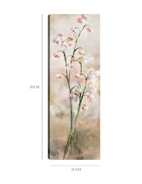 Cuadro decorativo Lirio de los valles técnica mixta Cuadros Jr Floración