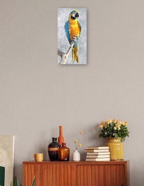 Cuadro decorativo Loros Tropicales I técnica mixta Cuadros Jr Aves Silvestres
