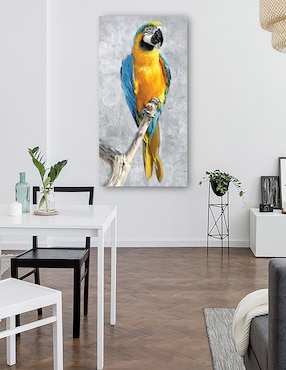 Cuadro decorativo Loros Tropicales I técnica mixta Cuadros Jr Aves Silvestres