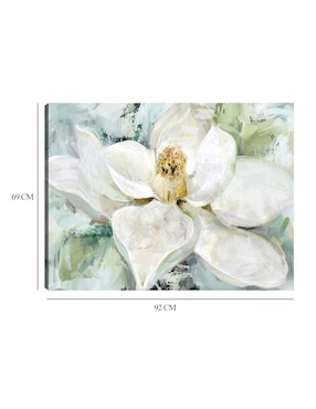 Cuadro decorativo Magnolia de la mañana técnica mixta Cuadros Jr Primavera