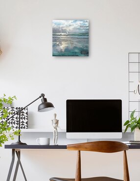Cuadro decorativo Mares índigo técnica mixta Cuadros Jr Navegación