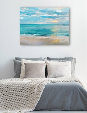 Cuadro decorativo Mares tranquilos técnica mixta Cuadros Jr Playas