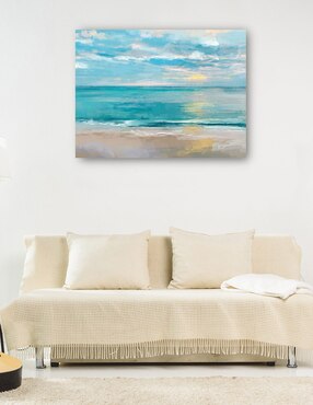 Cuadro decorativo Mares tranquilos técnica mixta Cuadros Jr Playas