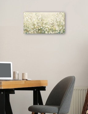 Cuadro decorativo Margaritas diurnas técnica mixta Cuadros Jr Primavera