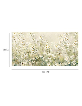 Cuadro decorativo Margaritas diurnas técnica mixta Cuadros Jr Primavera