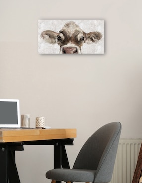 Cuadro decorativo Mirada de vaca técnica mixta Cuadros Jr Animales Domésticos