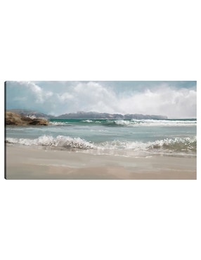 Cuadro decorativo Mareas matutinas técnica mixta Cuadros Jr Playas