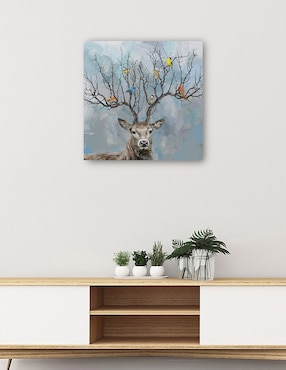 Cuadro decorativo Más cercano y más cercano I técnica mixta Cuadros Jr Vida Silvestre