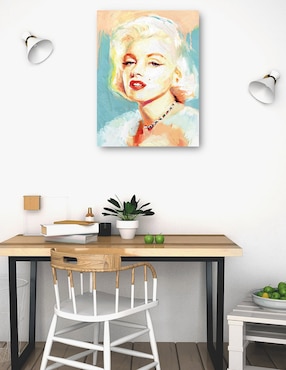 Cuadro decorativo Norma Jeane técnica mixta Cuadros Jr Gente