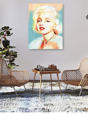 Cuadro decorativo Norma Jeane técnica mixta Cuadros Jr Gente
