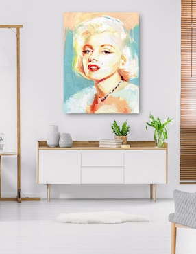 Cuadro decorativo Norma Jeane técnica mixta Cuadros Jr Gente