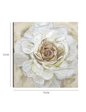 Cuadro decorativo Oro rosa radiante técnica mixta Cuadros Jr Floración