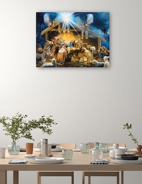 Cuadro decorativo Natividad II técnica mixta Cuadros Jr Pesebre