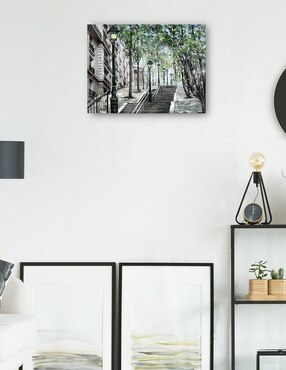 Cuadro decorativo Montmartre técnica mixta Cuadros Jr Arquitectura