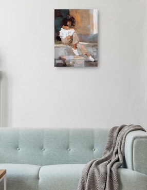 Cuadro decorativo Musa II técnica mixta Cuadros Jr Gente