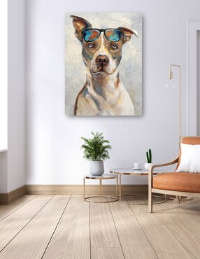 Cuadro decorativo Niños geniales I técnica mixta Cuadros Jr Animales Domésticos