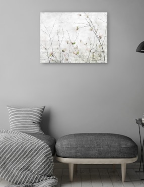 Cuadro decorativo Momento de magnolia técnica mixta Cuadros Jr Floración