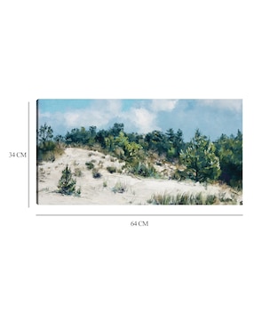 Cuadro decorativo Paisaje de dunas técnica mixta Cuadros Jr Muelles