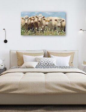 Cuadro decorativo Mootastic técnica mixta Cuadros Jr Animales Domésticos