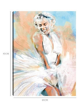 Cuadro decorativo Momento Marilyn técnica mixta Cuadros Jr Gente