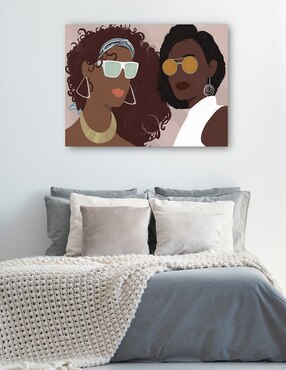 Cuadro decorativo Novias técnica mixta Cuadros Jr Gente