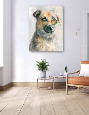 Cuadro decorativo Niños geniales IV técnica mixta Cuadros Jr Animales Domésticos