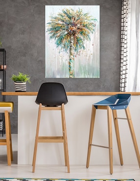 Cuadro decorativo Palma de estudio técnica mixta Cuadros Jr Trópico