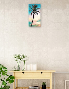 Cuadro decorativo Palma de paleta técnica mixta Cuadros Jr Trópico
