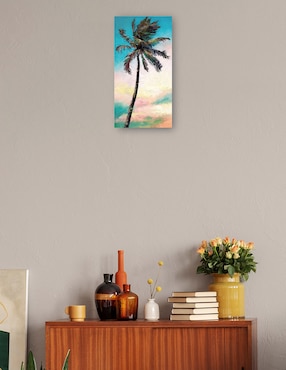 Cuadro decorativo Palma de paleta técnica mixta Cuadros Jr Trópico