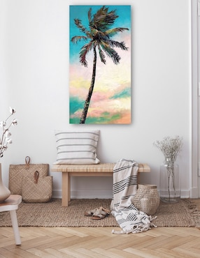 Cuadro decorativo Palma de paleta técnica mixta Cuadros Jr Trópico