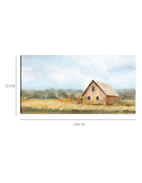 Cuadro decorativo Panel de refugio técnica mixta Cuadros Jr Campos