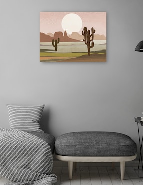 Cuadro decorativo Paisaje lunar del desierto I técnica mixta Cuadros Jr Desiertos