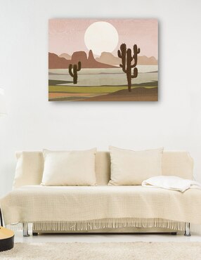 Cuadro decorativo Paisaje lunar del desierto I técnica mixta Cuadros Jr Desiertos
