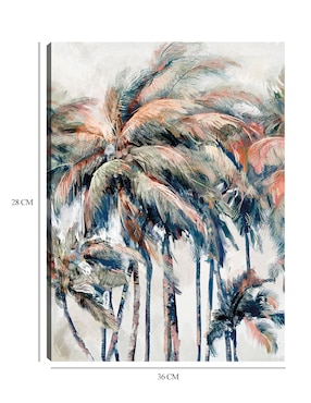 Cuadro decorativo Palmeras de la isla técnica mixta Cuadros Jr Trópico