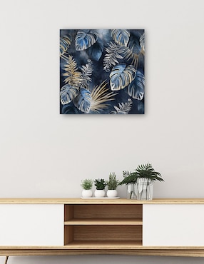Cuadro decorativo Palmas de medianoche técnica mixta Cuadros Jr Floración